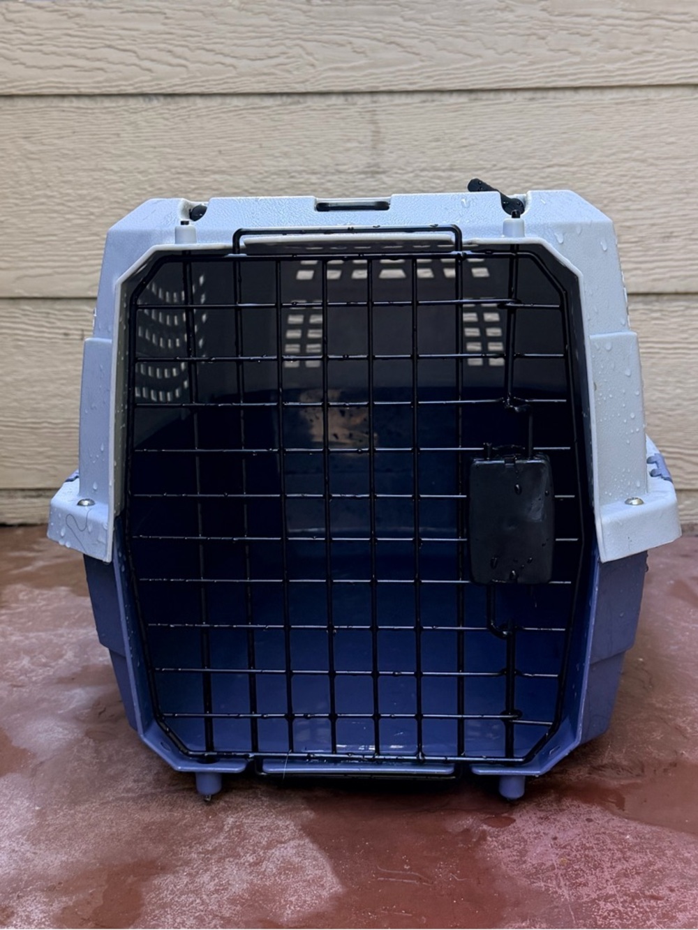 Pet Travel Carrier - Blue and Gray Dog/Cat Carrier